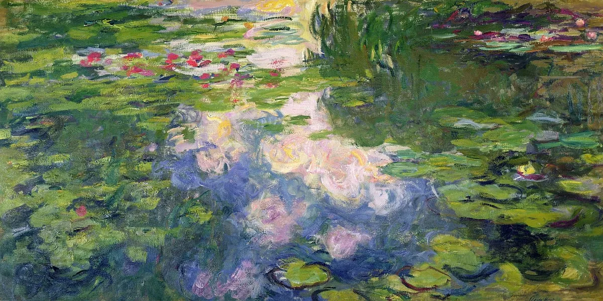 The Water-Lily Pond 1897 by Claude Monet