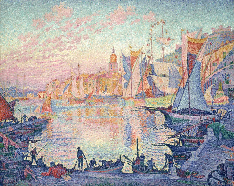 The Port of Saint-Tropez by Paul Signac