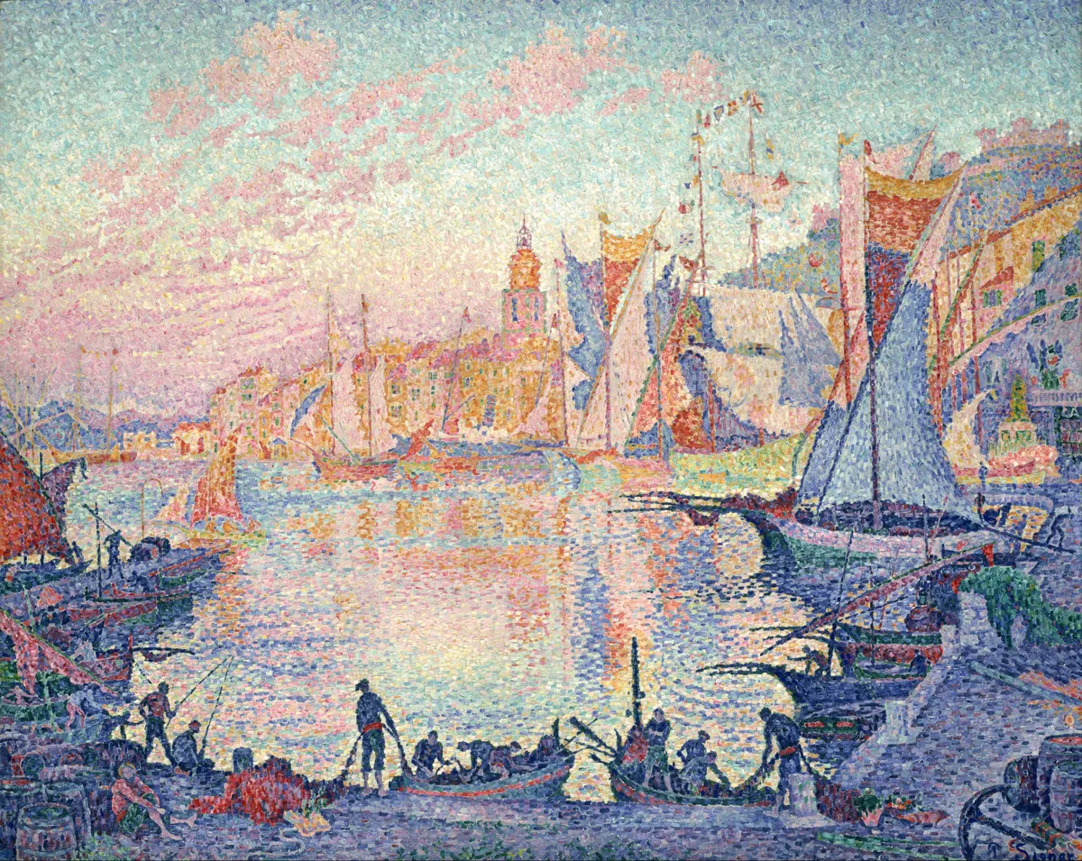 The Port of Saint-Tropez by Paul Signac