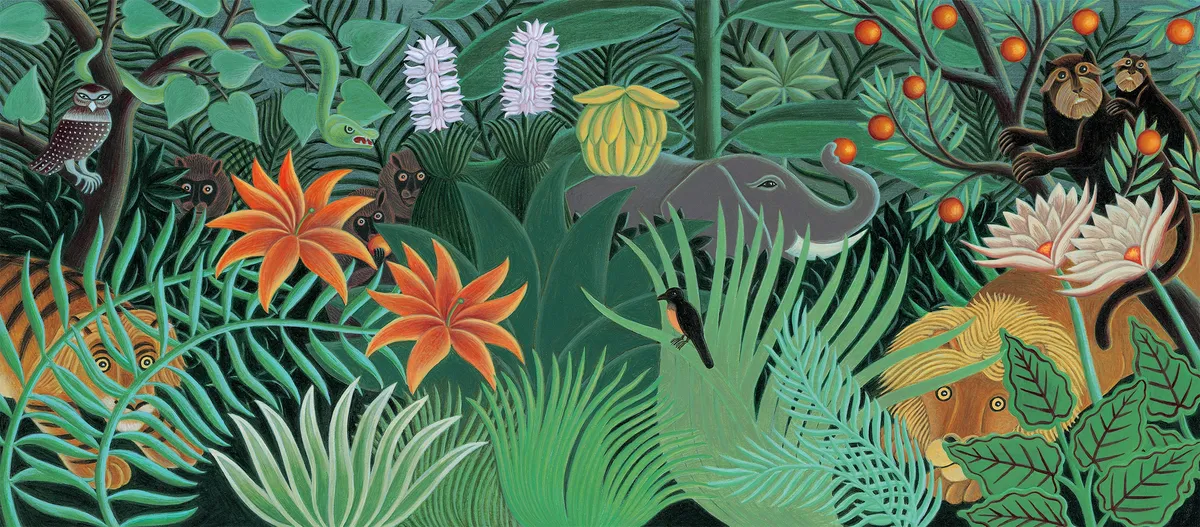 Jungle by Henri Rousseau