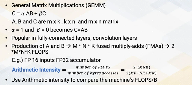 GEMM tiling on tensor cores