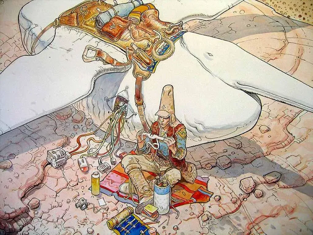 Moebius Pilot by Jean Giraud