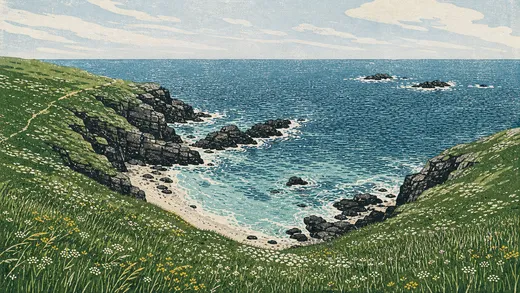 Seascape painting