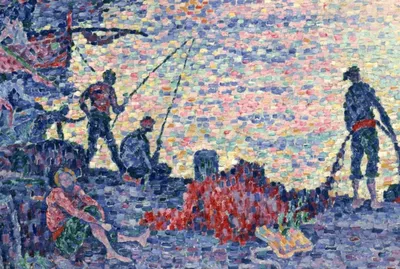 The Port of Saint-Tropez by Paul Signac