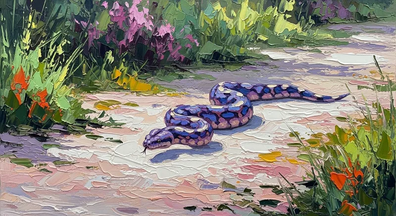 Purple UV python
