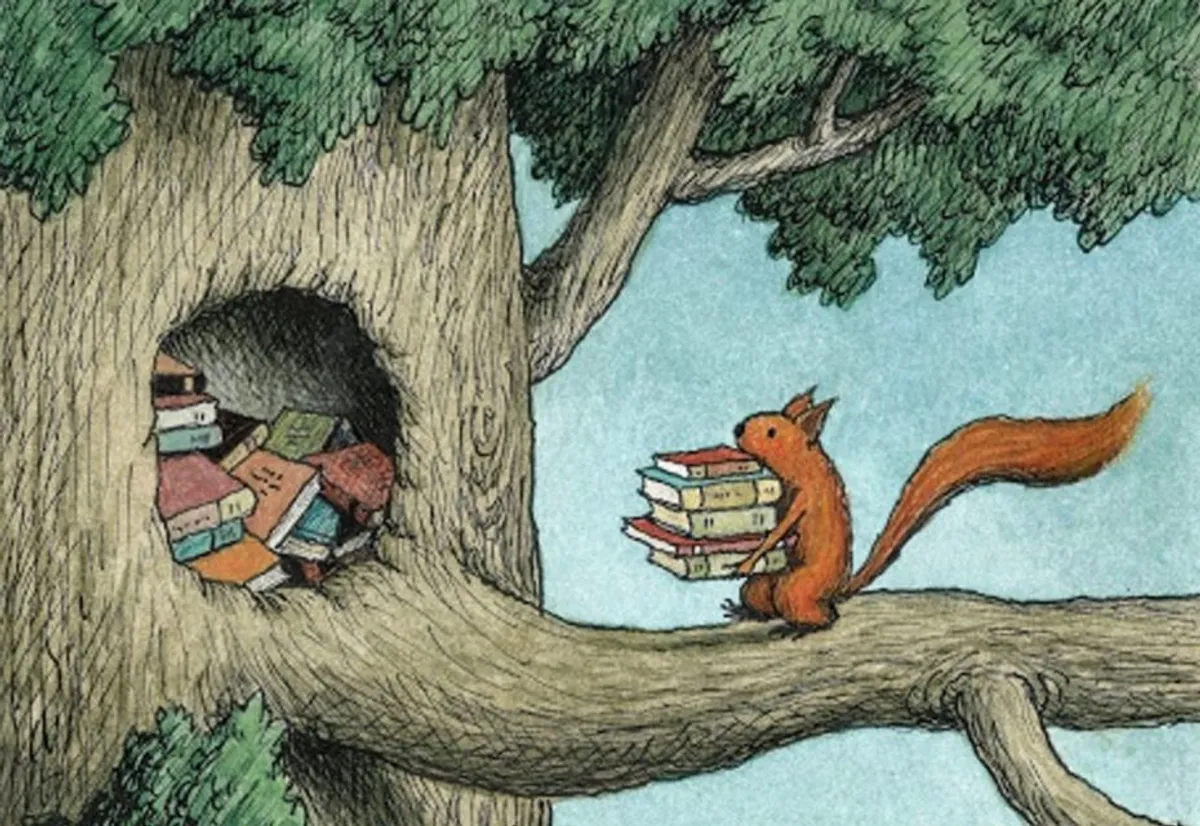 Squirrel Stash by Franco Matticchio