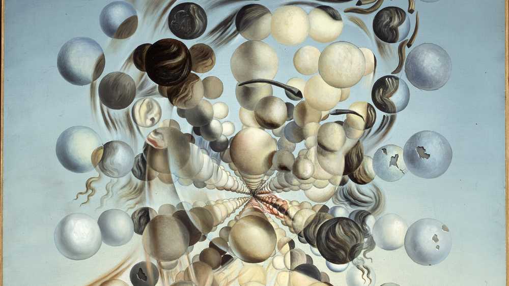 Galatea of the Spheres by by Salvador Dalí